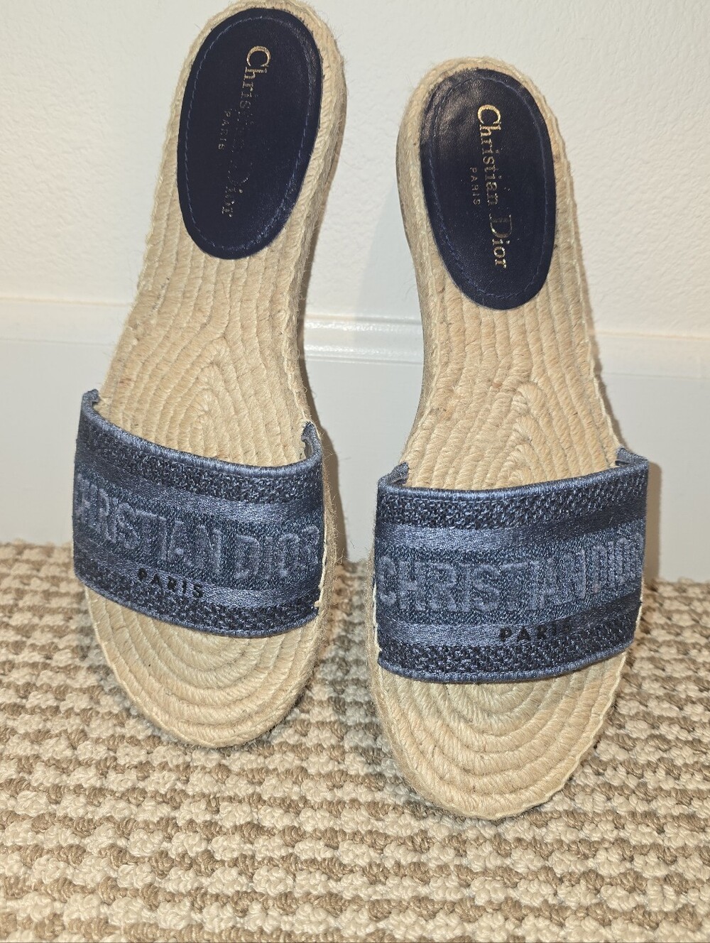 Christian Dior Denim Sandals